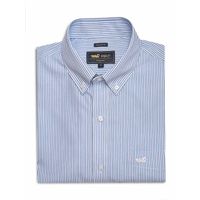 Camisa M/L Algodón Para Hombre Wf Pb Azul Rockford