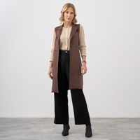 Chaleco Mujer Suede Zafin