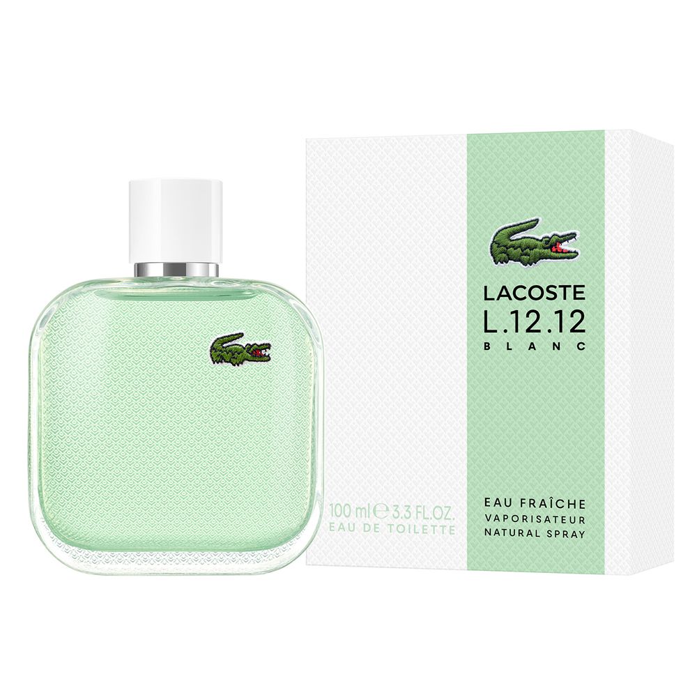 Perfume L.12.12 Blanc Eau Fraiche Lacoste Hombre Edt 100 Ml