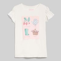 Polo Para Niña Manga Elasti Circus