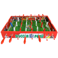 FULBITO DE MESA MANO REVERSIBLE DE MADERA – 5 JUEGOS EN 1 ROJO