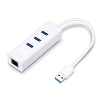 TP-Link - Adaptador de Red UE330 con 3 USB 3.0 y Gigabit