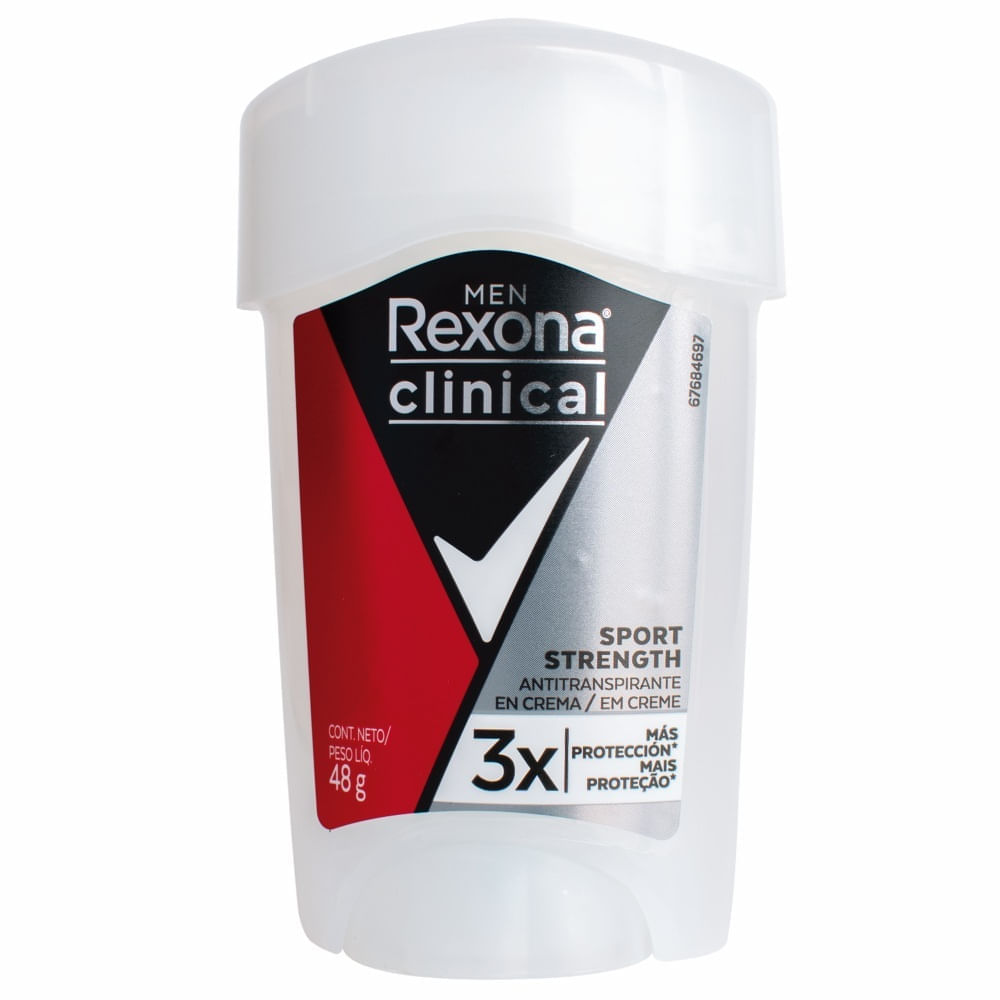 Desodorante para Hombre en Barra REXONA Clinical Sport Frasco 48g