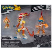 Set de 3 Figuras Evolución Chimchar POKÉMON