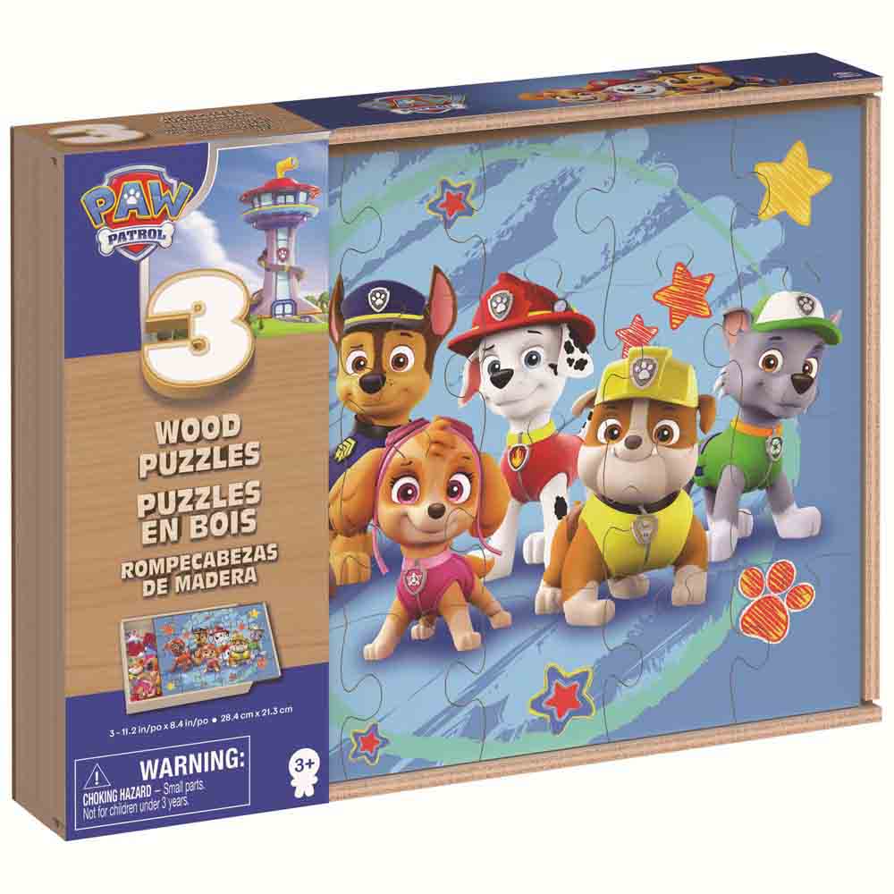Rompecabezas Madera SPIN MASTER Pack x3un