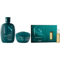 Shampoo 250ml + Mascarilla + Ampollas SOS Alfaparf Reconstruction