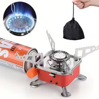 Cocina Portátil Plegable a Gas butano para Camping con funda + Gas