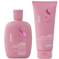 Shampoo Nutritivo Sin Sal 250ml + Acondicionador Alfaparf Moisture
