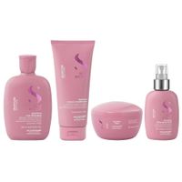 Shampoo 250ml + Acondicionador + Mascarilla + Spray Alfaparf Moisture
