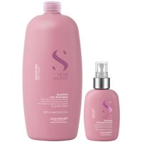 Shampoo Nutritivo Sin Sal 1000ml+ Spray Desenredante Alfaparf Moisture