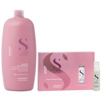 Shampoo Nutritivo 1000ml + Ampollas Alfaparf Moisture