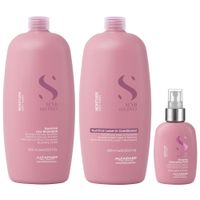 Shampoo Nutritivo 1000ml + Acondicionador + Spray Alfaparf Moisture