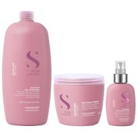 Shampoo Nutritivo 1000ml + Mascarilla + Spray Alfaparf Moisture