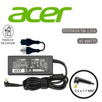 CARGADOR COMPATIBLE PARA ACER 19V 2.37A 5.5*1.7MM