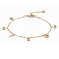 PULSERA COLGANTES ESFERAS Y DISEÑO MINIMALISTA