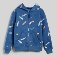 Polera Para Niño Aop Fl Zip Circus