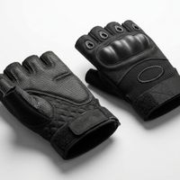 Guantes Mitones para Moto o Bicicleta con Protección en Nudillos y Agarre Reforzado – Negro