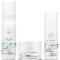 Shampoo para Rizos 250ml + Mascarilla + Bálsamo Wella Nutricurls