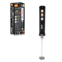 Batidor Manual de Huevos y Café Eléctrico RAF 3 en 1 Negro - R.342