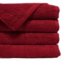 Pack de 3 toallas 40 x 60 cm Guinda de 450 gr