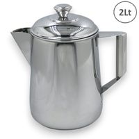 Jarra de Acero Inoxidable 1.9 Litros Con Tapa - JM