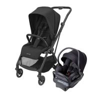 COCHE TRAVEL SYSTEM LEONA  ESSENTIAL BLACK MAXI COSI