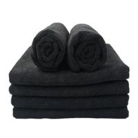 Pack de 3 toallas 30 x 30 Negro de 410 gr