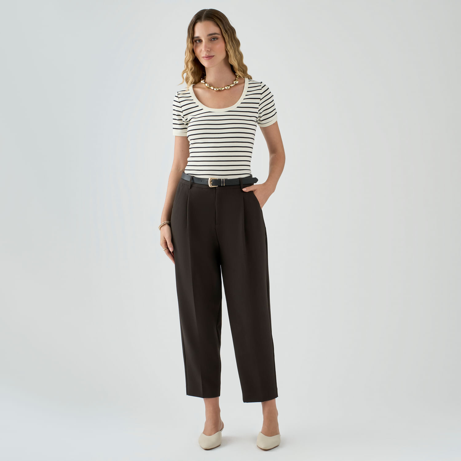 Pantalón Mujer Belt Malabar