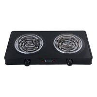 Cocina Eléctrica 2 Hornillas Imaco HP-1400 Negro -