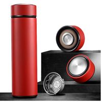 Termo inteligente acero inoxidable botella con sensor - Rojo