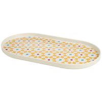 Azafate Oval Mediano DECO HOME 43x23cm Marruecos