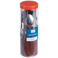 Set Cubiertos DECO HOME Guinda Marruecos x16un