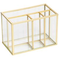 Organizador Dorado Vidrio DECO HOME Ave