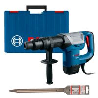 Martillo Demoledor Eléctrico Bosch 1100W GSH 500 7.5 Jouls + Maletín + 1 Cincel