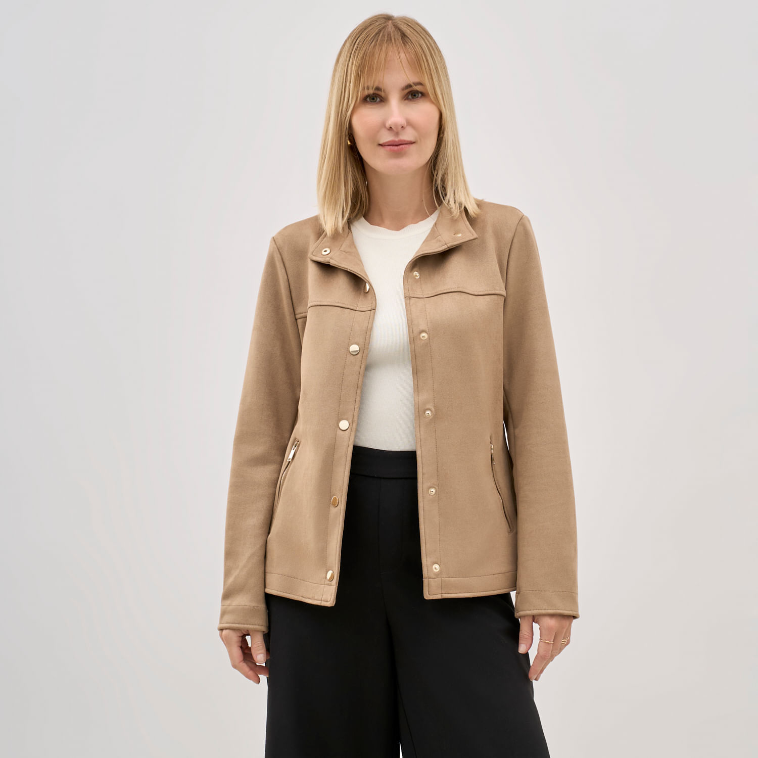 Casaca Mujer Suede Zafin
