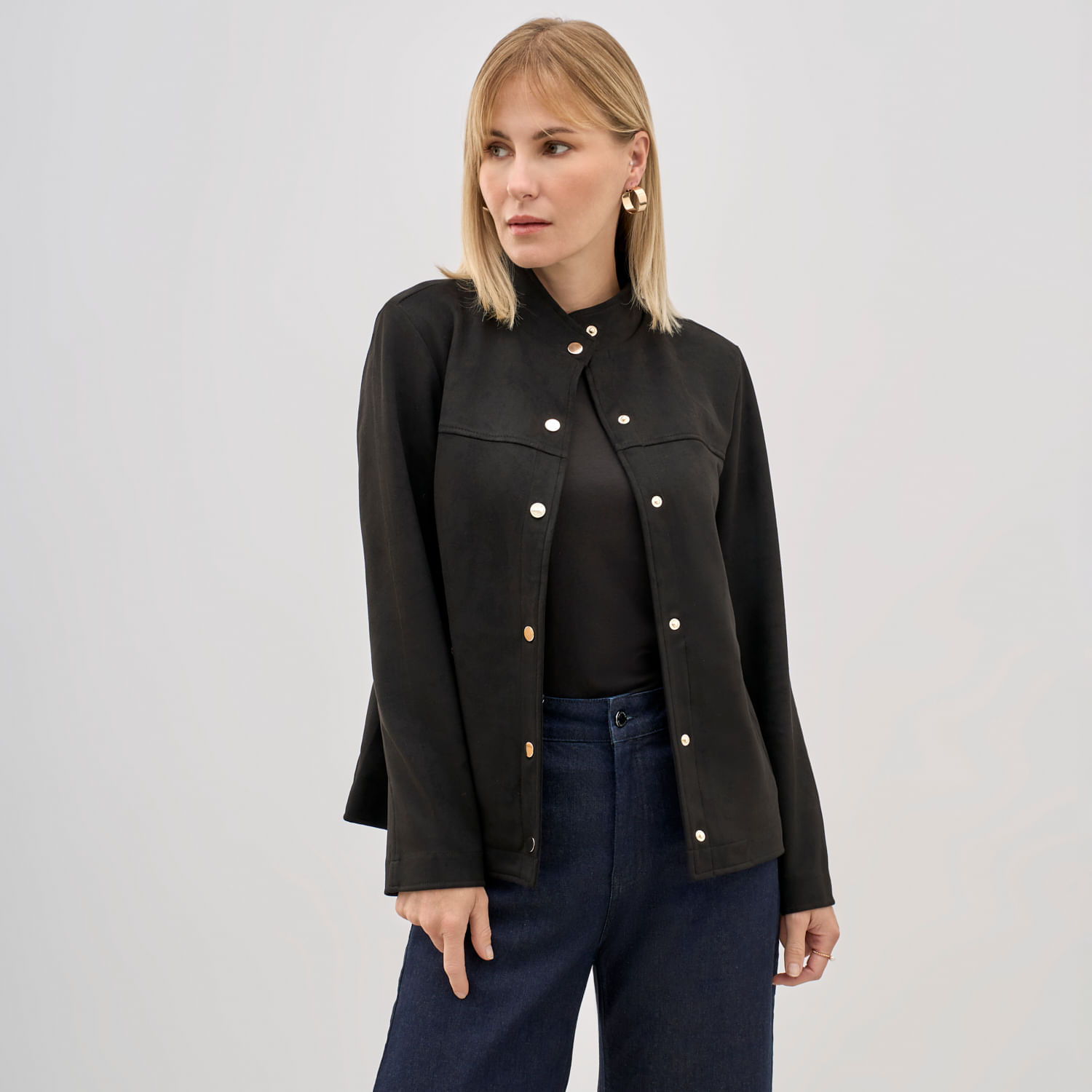 Casaca Mujer Suede Zafin