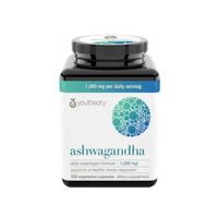 Suplemento de Ashwagandha Youtheory para Gestionar el Estres - 150 Cap