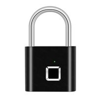 Candado Huella Digital con Carga USB sin llave Antirrobo 10 Huellas