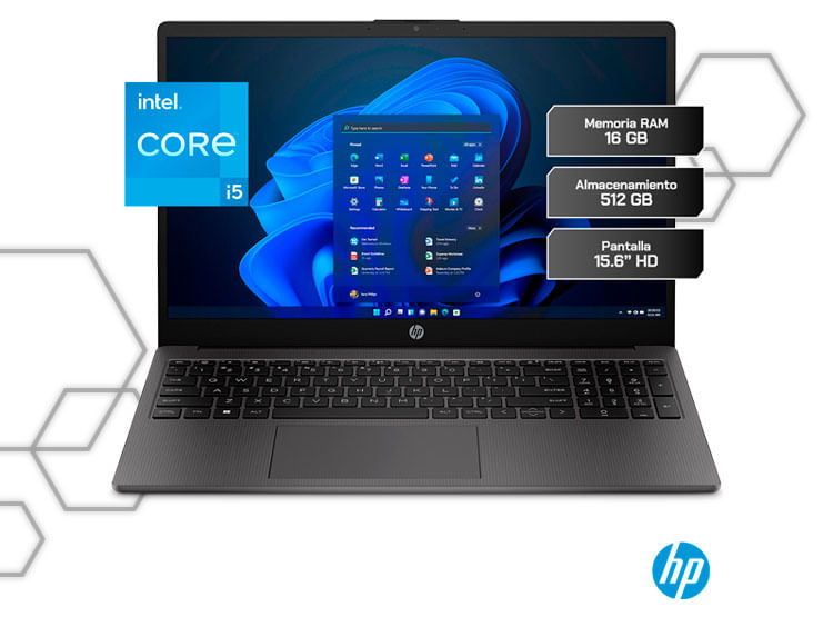 Laptop HP 250 G10 15.6"" Intel Core i5 16GB 512GB SSD Windows 11