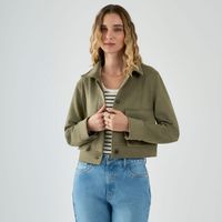 Casaca Mujer Suede Pocket Malabar