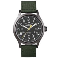 Reloj Timex Expedition Scout T49961 Luz Indiglo Fecha Correa de Nylon Verde