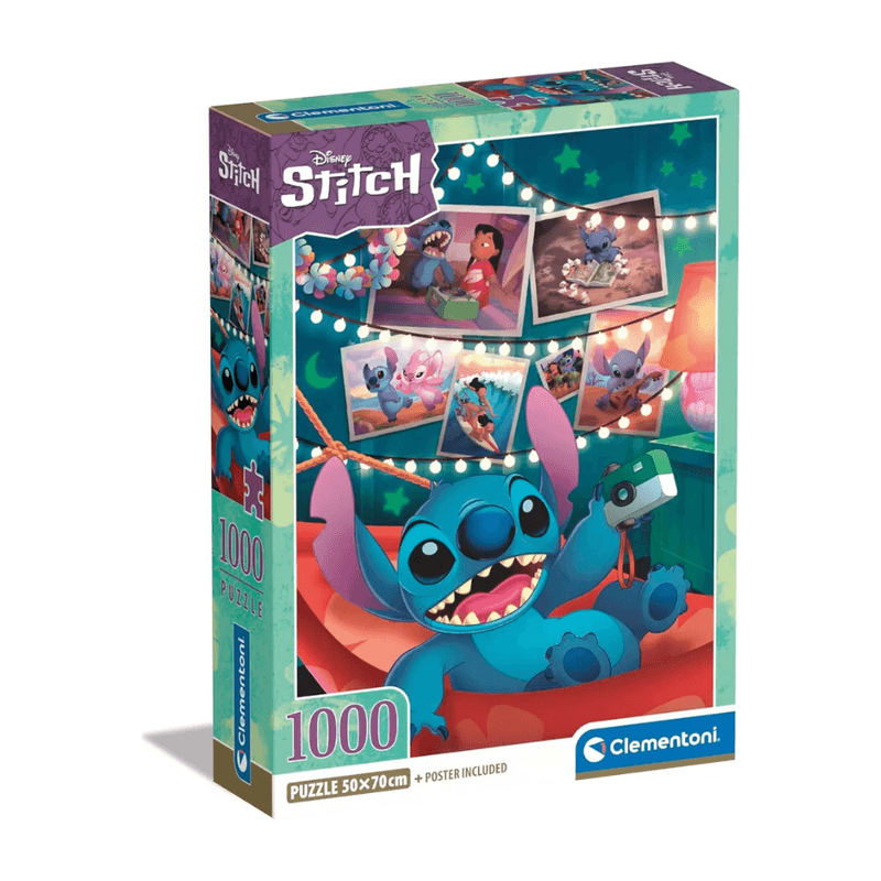 Clementoni Rompecabezas X 1000 Pzas - Disney Stitch