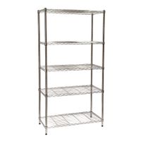 Estantería Metálica Cromada Orange 5 Niveles 180x90x35cm