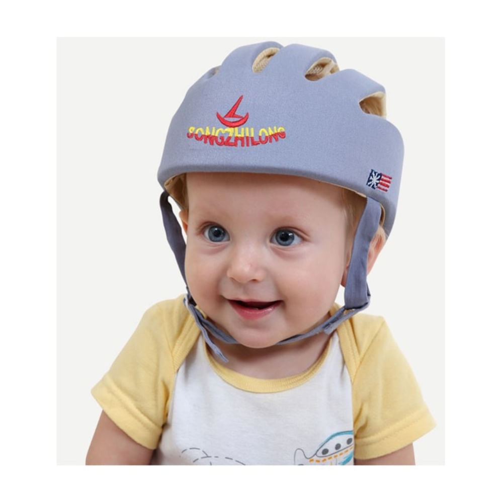 Casco para Bebé Protección Headguard Gris
