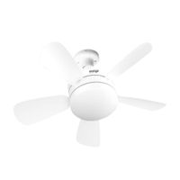 Ventilador de Techo Orange 5 Aspas Foco LED Luz Fría/Cálida/Neutra 32W + Control