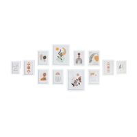 Set de 12 portarretratos Blancos