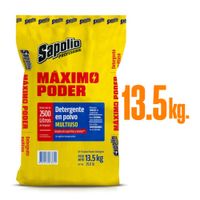 Detergente en Polvo Sapolio Multiusos 13.5 Kg