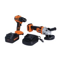 Taladro Percutor 20V + Amoladora 4.5"" Br Werken