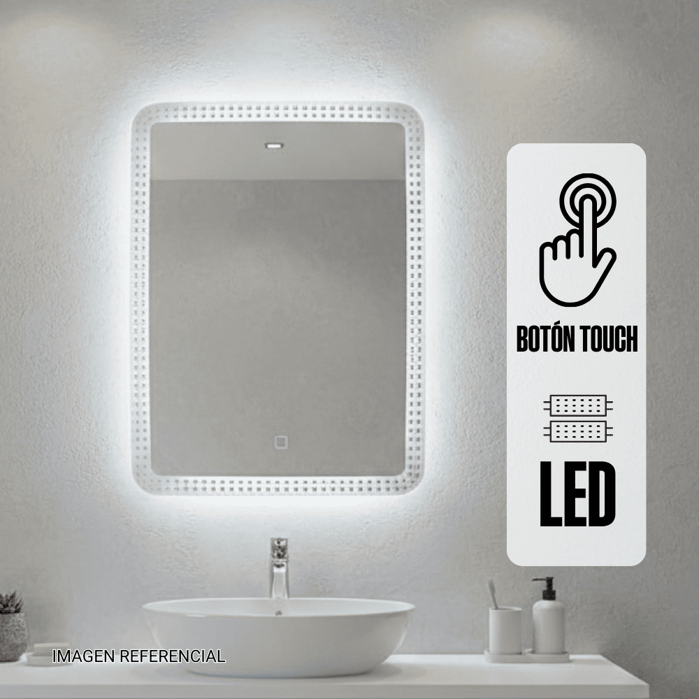 Espejo led Milán