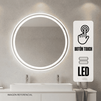Espejo led Sidney blanco